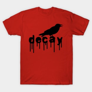 crow on decay, Gothic fashion T-Shirt